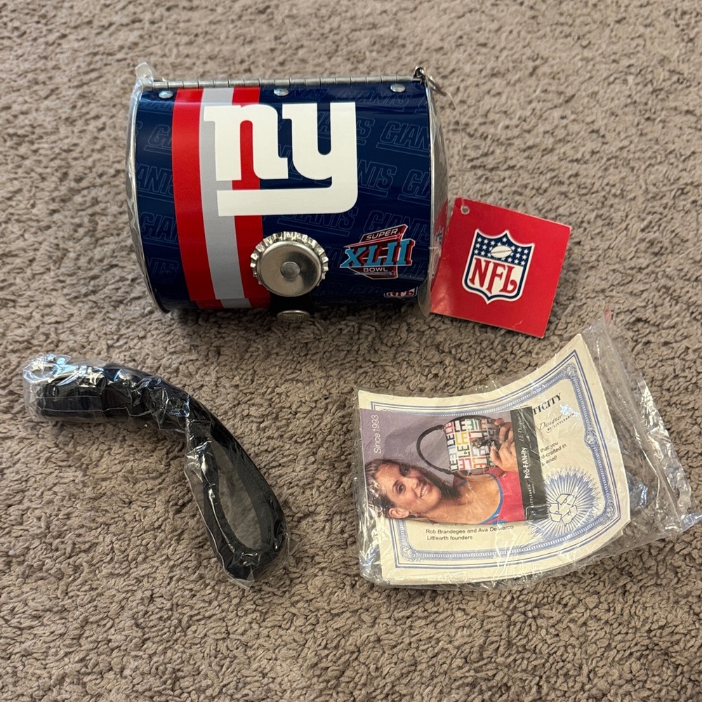 NFL New York Giants metal bag
